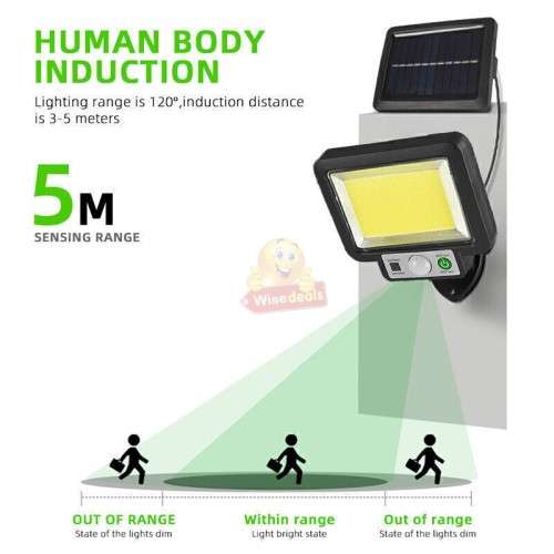 117 COB SOLAR Split Flood Light With Remote Control