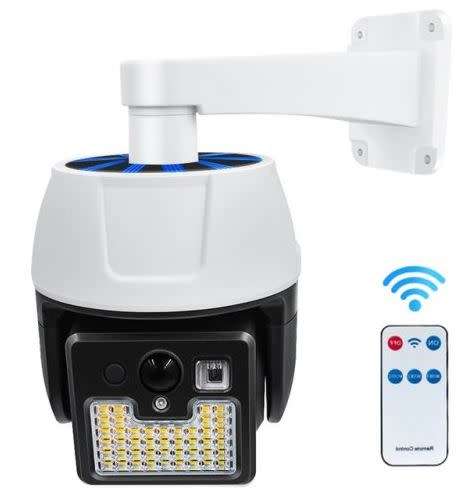 Solar Security Motion Sensor Flood Light with Remote Control