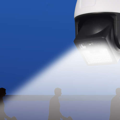 Solar Security Motion Sensor Flood Light with Remote Control