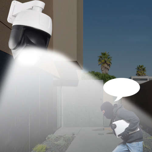 Solar Security Motion Sensor Flood Light with Remote Control