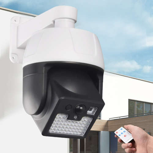 Solar Security Motion Sensor Flood Light with Remote Control