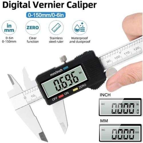 Stainless steel 150mm 6inch Electronic Digital Vernier Calliper
