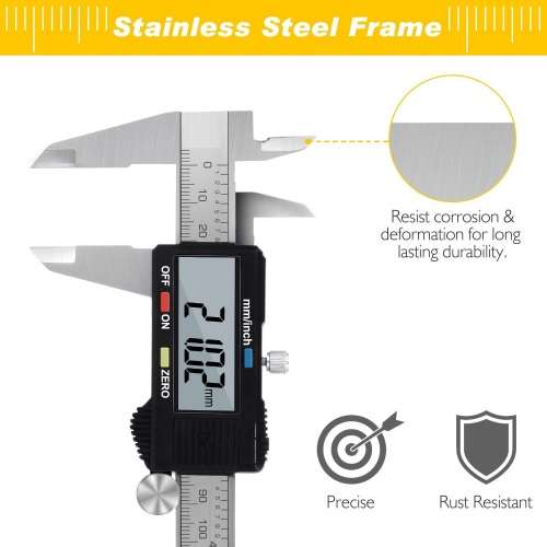 Stainless steel 150mm 6inch Electronic Digital Vernier Calliper