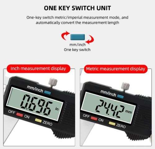 Stainless steel 150mm 6inch Electronic Digital Vernier Calliper