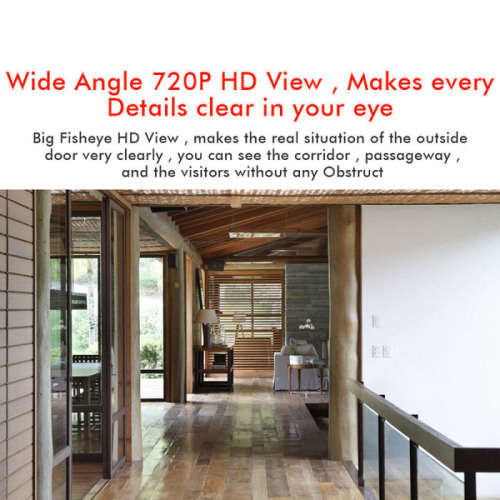 WIFI Video Door Bell Intercom - App support Android & IOS