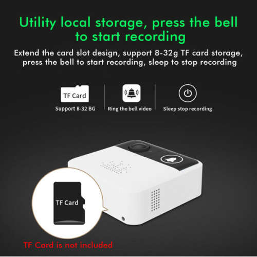 WIFI Video Door Bell Intercom - App support Android & IOS