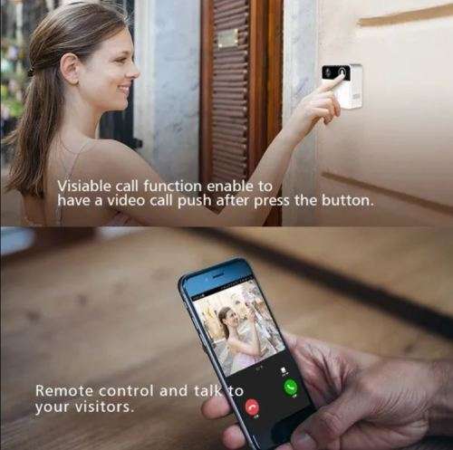 WIFI Video Door Bell Intercom - App support Android & IOS