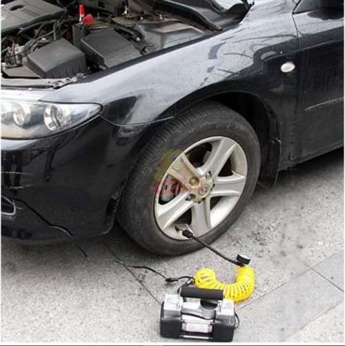 Air Compressor Kit with Pressure Gauge in Portable Case with lots of accessories