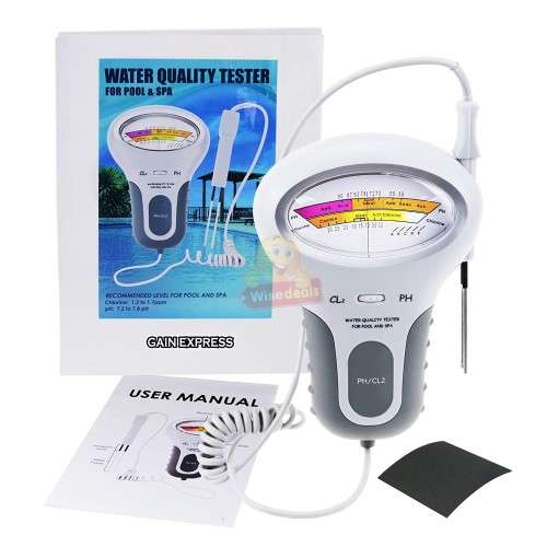 2 in 1 Water Quality Tester PH and Chlorine Tester