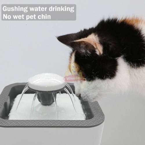 Pets Water Drinking Fountain, 2.5L Water Capacity