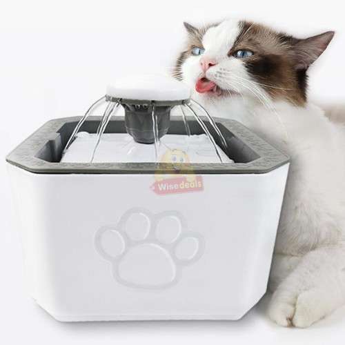 Pets Water Drinking Fountain, 2.5L Water Capacity