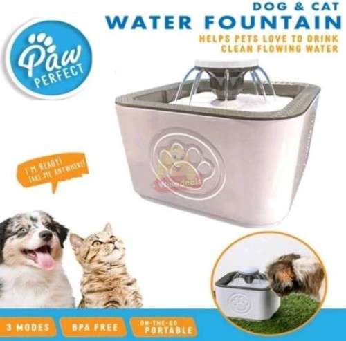 Pets Water Drinking Fountain, 2.5L Water Capacity