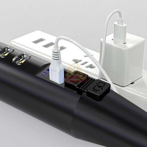 Self-defence Ultra-bright Long-range baseball bat LED Flashlight, USB Rechargeable