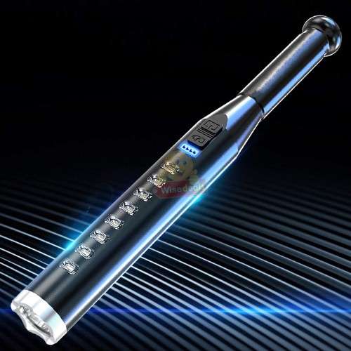 Self-defence Ultra-bright Long-range baseball bat LED Flashlight, USB Rechargeable