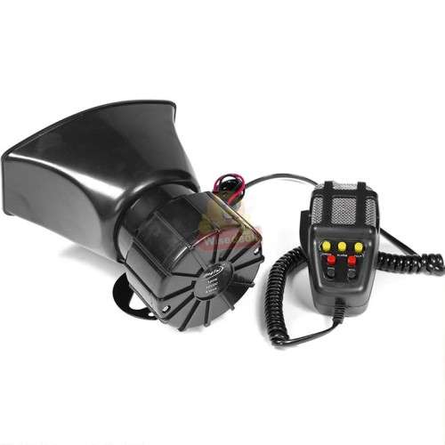 100W 12V Loudspeaker Horn Siren with 7 Sound