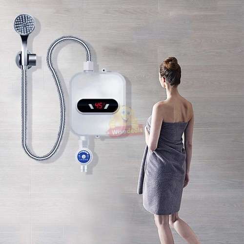 Tankless Electric Instant Hot Water Heating Shower Faucet