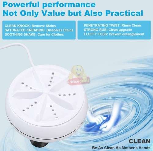 Mini Ultrasonic Washing Machine