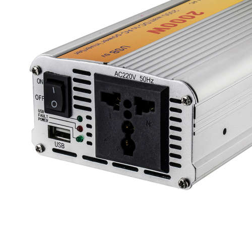 2000W Solar Power Inverter - Convert 12V DC to 220V AC -  2000W  Constant Power & 4000W Surge Power