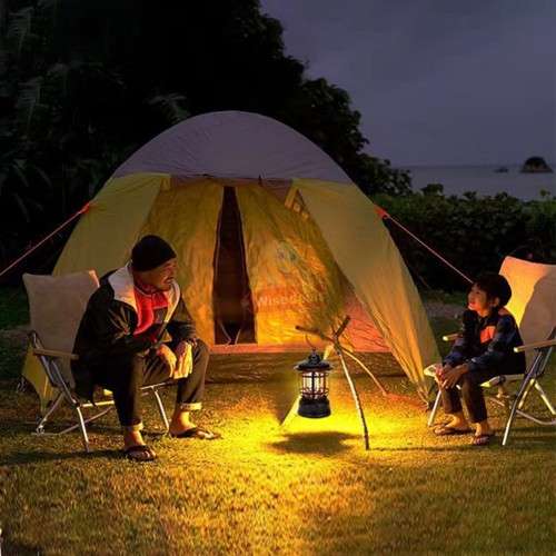 Rechargeable Vintage Lantern with Dimming Mode and can be use as Power Bank