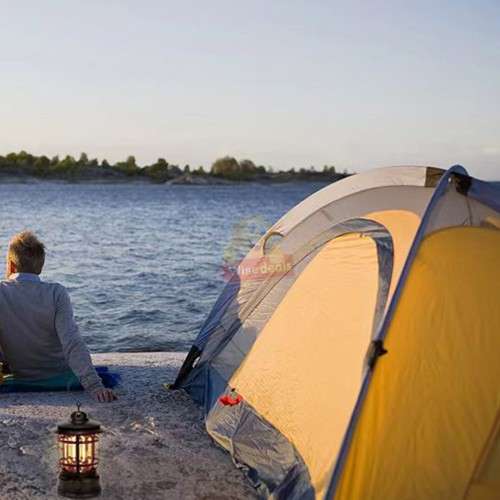 Rechargeable Vintage Lantern with Dimming Mode and can be use as Power Bank