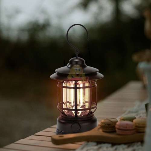 Rechargeable Vintage Lantern with Dimming Mode and can be use as Power Bank