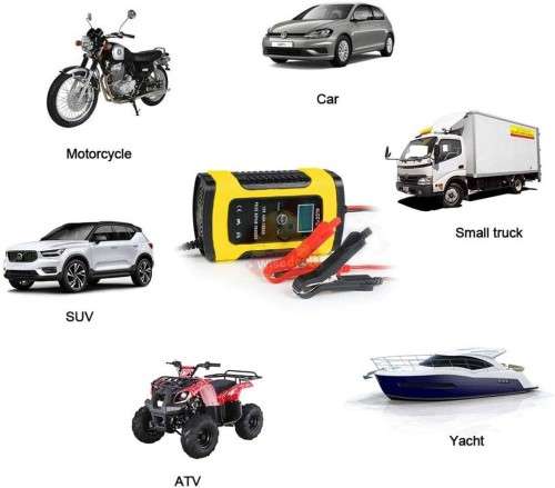 12V 6A Intelligent Pulse Repair Charger
