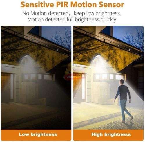 240W Outdoor Solar Sensor Street Light with Remote Control