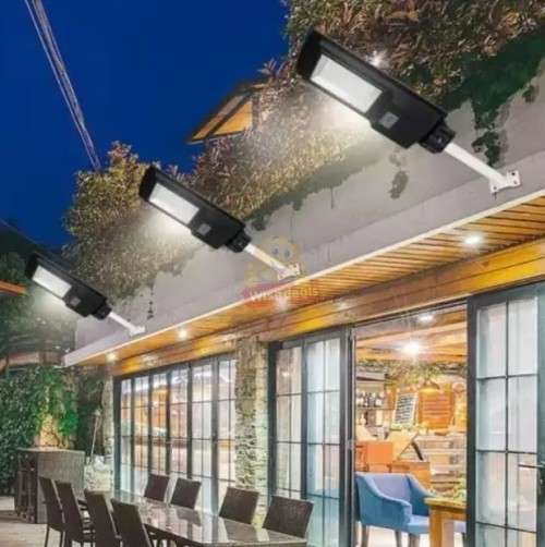 240W Outdoor Solar Sensor Street Light with Remote Control