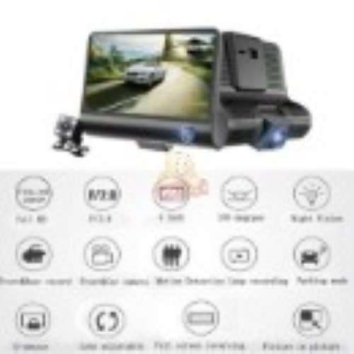 1080P 4 Inch Dual Screen with 3 Cameras DVR Camcorder