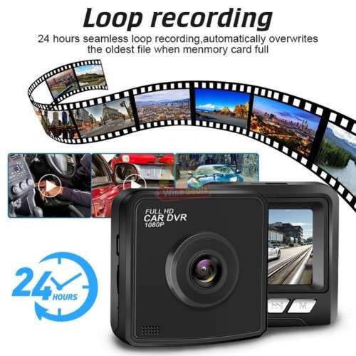 1080P 2.4 Inch LCD Car DVR Camcorder Dashcam