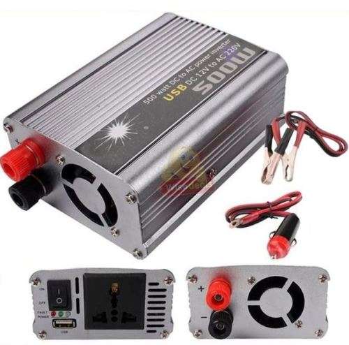 500W Solar Power Inverter  Convert 12V DC to 220V AC