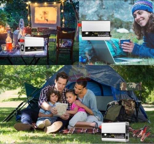 500W Solar Power Inverter  Convert 12V DC to 220V AC