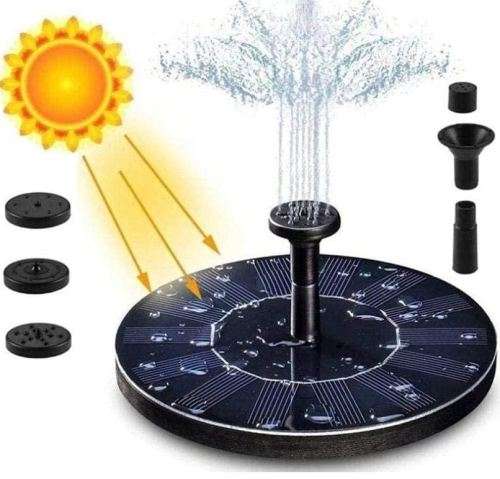 Solar Floating Fountain Pump with Multiple Spray Patterns and 6 Nozzles
