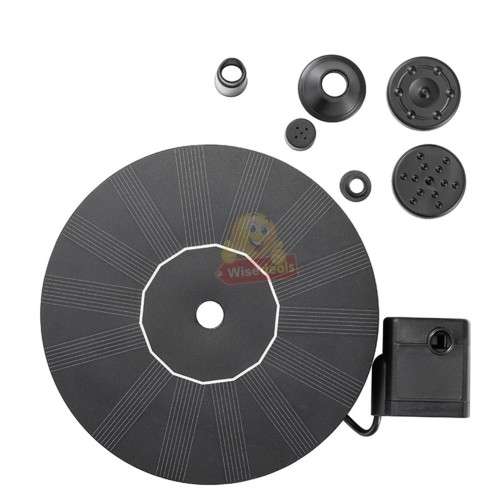 Solar Floating Fountain Pump with Multiple Spray Patterns and 6 Nozzles