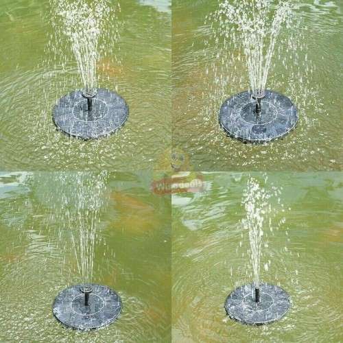 Solar Floating Fountain Pump with Multiple Spray Patterns and 6 Nozzles