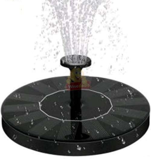 Solar Floating Fountain Pump with Multiple Spray Patterns and 6 Nozzles