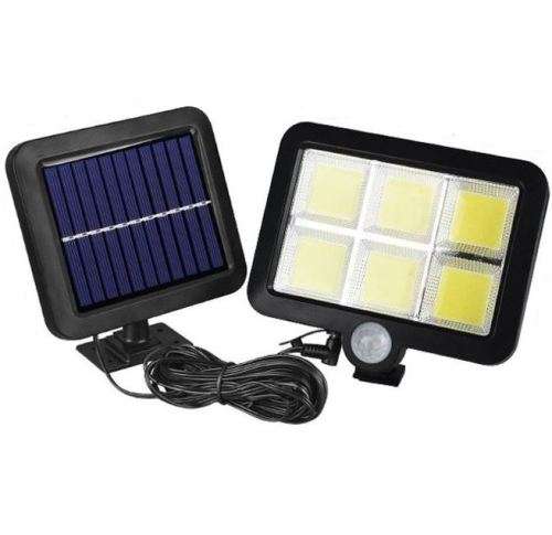 120 LED  6 COB Split Solar Wall Light