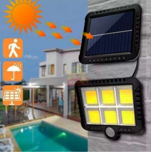 120 LED  6 COB Split Solar Wall Light for Indoor and Outdoor use