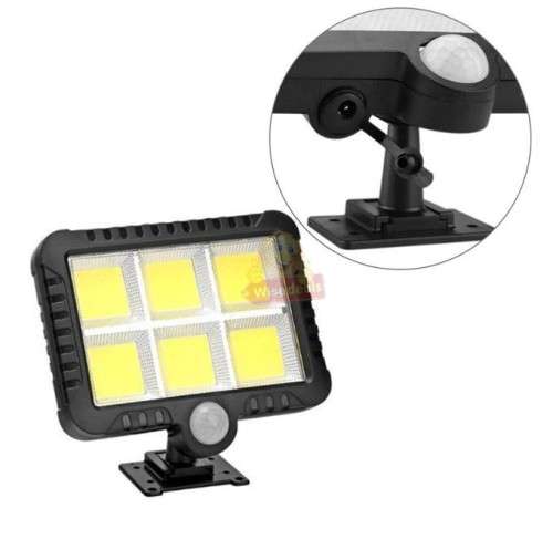 120 LED  6 COB Split Solar Wall Light for Indoor and Outdoor use