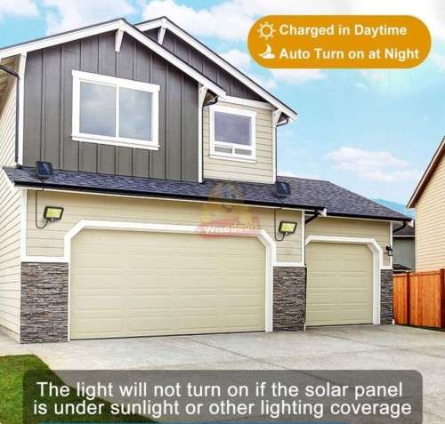 120 LED  6 COB Split Solar Wall Light for Indoor and Outdoor use