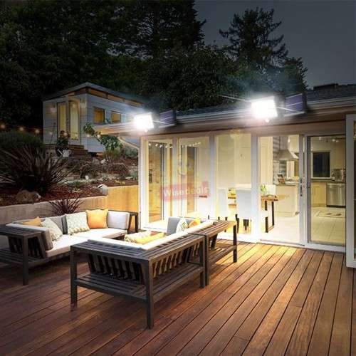 120 LED  6 COB Split Solar Wall Light for Indoor and Outdoor use