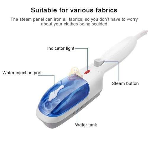 Handheld Garment Steamer, why Iron just Steam it!