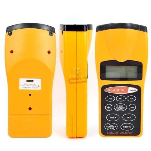 Ultrasonic Digital Distance Meter Laser pointer