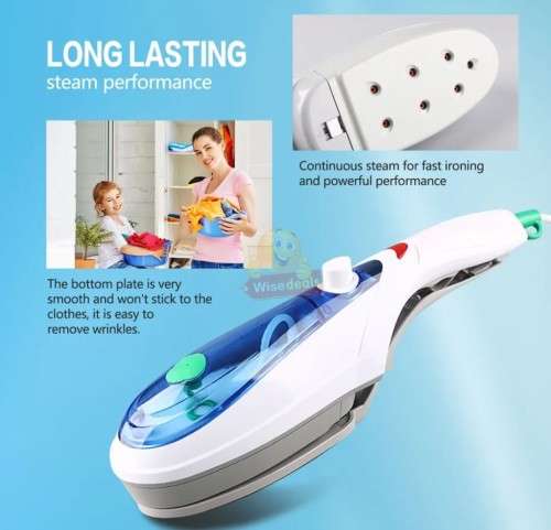 Handheld Portable Travel Ironing Steamer Brush for Clothes