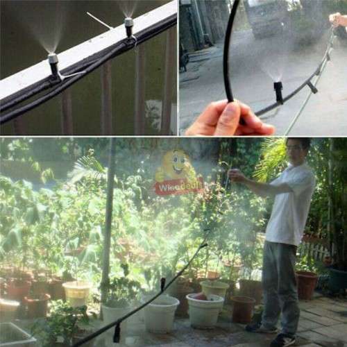 10m Pre-Assembled DIY Misting kit  The perfect way to keep cool this summer!