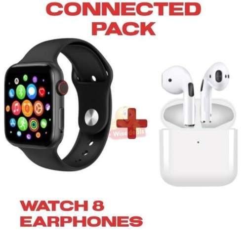 Connection Pack 2-in-1, Heart Rate, Blood Pressure Monitor Smartwatch PLUS iPods