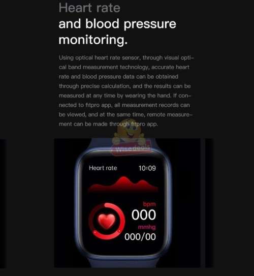 Connection Pack 2-in-1, Heart Rate, Blood Pressure Monitor Smartwatch PLUS iPods