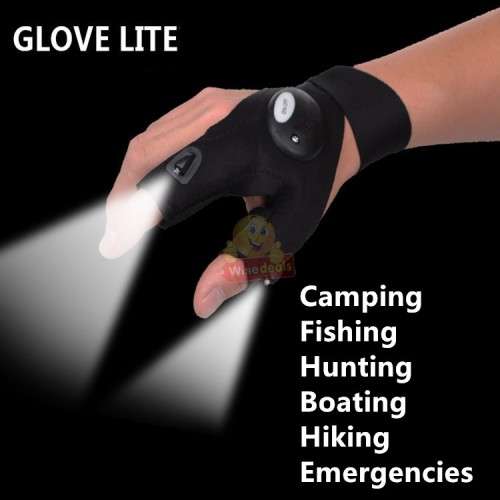 Why holding a flashlight and only have one hand to work use the Glove Light