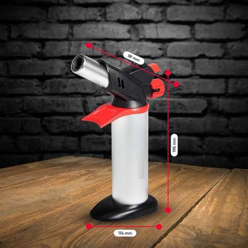 PROFESSIONAL BUTANE TORCH, REFILLABLE, REUSABLE, ADJUSTABLE FLAME, SAFE & RELIABLE  START AT R1