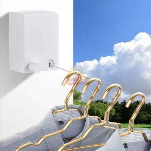 4.2M Handy and Heavy-duty Retractable Clothesline for Indoor & Oudoor use